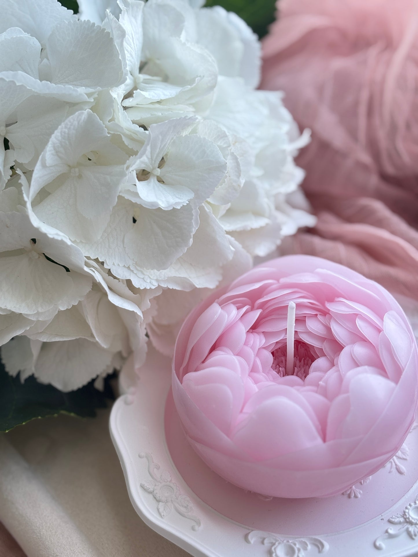 peony candle make in sydney 